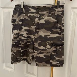 Boys Wrangler Camo Cargo Shorts